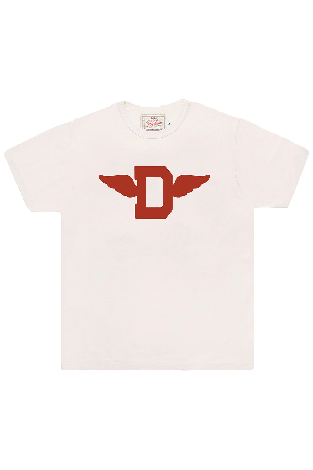 dehen track tee natural flatlay